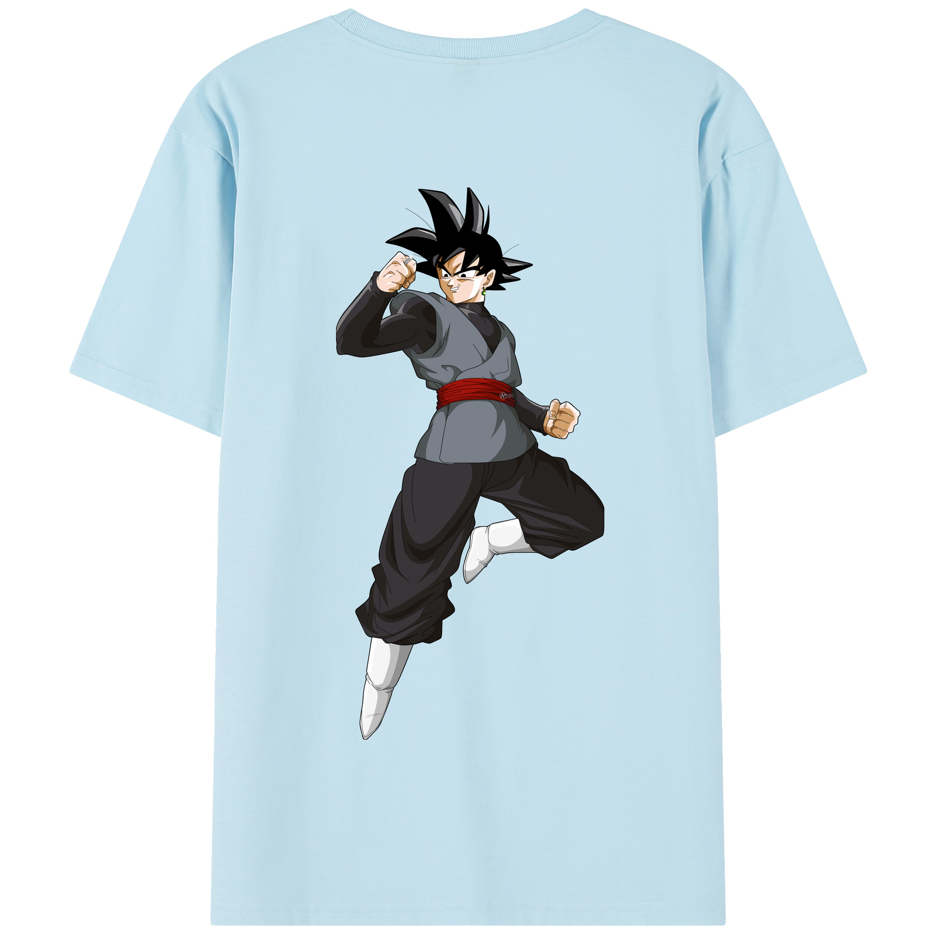 （画像用） ドラゴンボール ベジータ四世（Bejīta Yonsei）DRAGON BALL Vegeta IV 綿100％半袖Tシャツ（背面プリント）